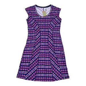 NWT Title Nine Dream Mini Dress Size S Stretch Polyester Spandex Zipper Pocket